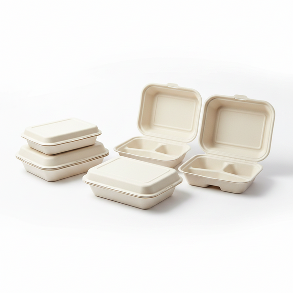 Compostable Sugarcane Lunch Box